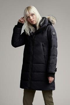 Chamarras Canada Goose Mujer Mexico - Kenton Abrigos Black Label Azul Marino GL9164825